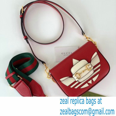 Gucci x Adidas Horsebit 1955 mini Shoulder bag 658574 Red 2022 - Click Image to Close