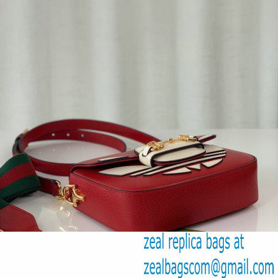 Gucci x Adidas Horsebit 1955 mini Shoulder bag 658574 Red 2022