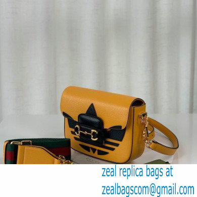 Gucci x Adidas Horsebit 1955 mini Shoulder bag 658574 Yellow 2022