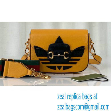 Gucci x Adidas Horsebit 1955 mini Shoulder bag 658574 Yellow 2022 - Click Image to Close