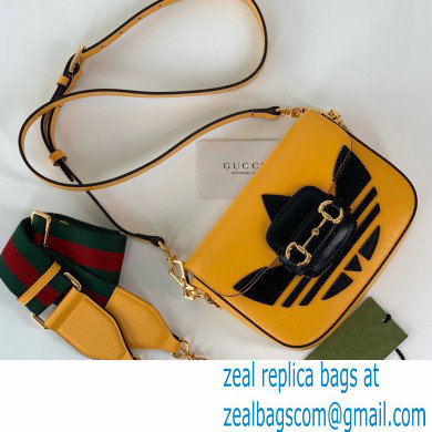 Gucci x Adidas Horsebit 1955 mini Shoulder bag 658574 Yellow 2022