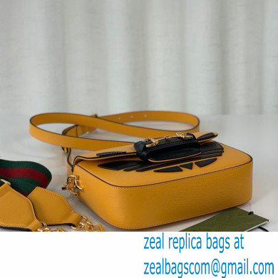 Gucci x Adidas Horsebit 1955 mini Shoulder bag 658574 Yellow 2022 - Click Image to Close