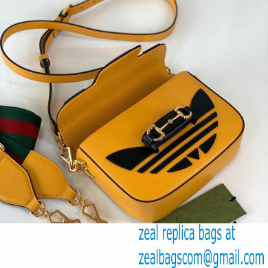 Gucci x Adidas Horsebit 1955 mini Shoulder bag 658574 Yellow 2022 - Click Image to Close