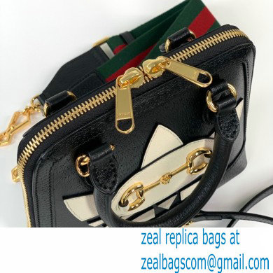 Gucci x Adidas Horsebit 1955 mini Top Handle bag 677212 Black 2022