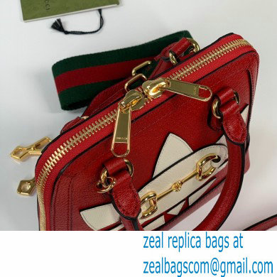 Gucci x Adidas Horsebit 1955 mini Top Handle bag 677212 Red 2022 - Click Image to Close