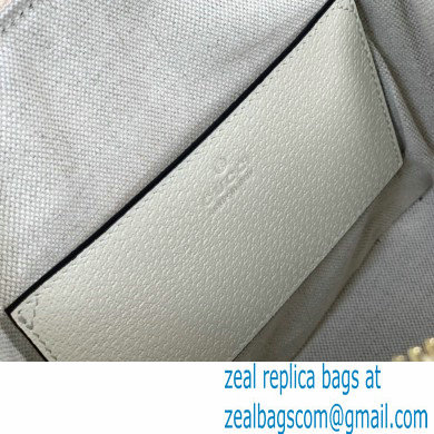 Gucci x Adidas Horsebit 1955 mini Top Handle bag 677212 White 2022 - Click Image to Close