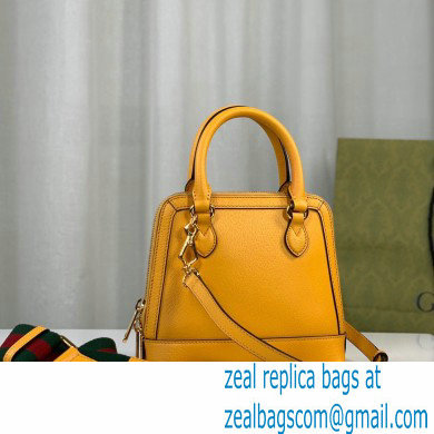 Gucci x Adidas Horsebit 1955 mini Top Handle bag 677212 Yellow 2022 - Click Image to Close