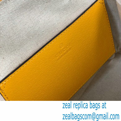 Gucci x Adidas Horsebit 1955 mini Top Handle bag 677212 Yellow 2022