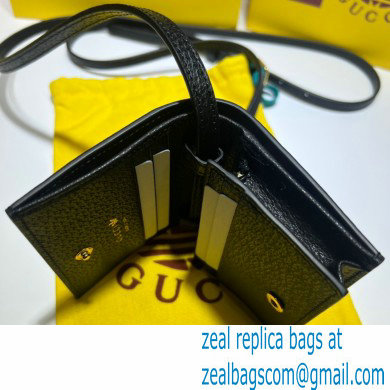 Gucci x Adidas card case with Horsebit Bag 702248 leather Black 2022 - Click Image to Close