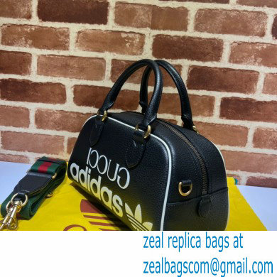 Gucci x Adidas mini duffle bag 702397 leather Black 2022