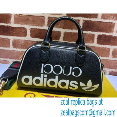 Gucci x Adidas mini duffle bag 702397 leather Black 2022