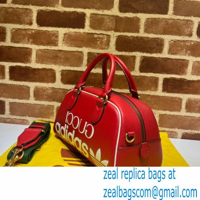 Gucci x Adidas mini duffle bag 702397 leather Red 2022