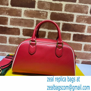 Gucci x Adidas mini duffle bag 702397 leather Red 2022