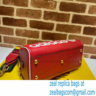 Gucci x Adidas mini duffle bag 702397 leather Red 2022