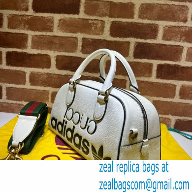 Gucci x Adidas mini duffle bag 702397 leather White 2022
