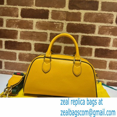 Gucci x Adidas mini duffle bag 702397 leather Yellow 2022 - Click Image to Close