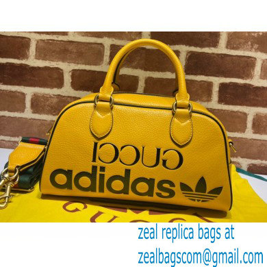 Gucci x Adidas mini duffle bag 702397 leather Yellow 2022
