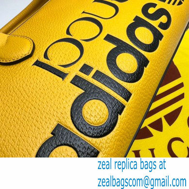 Gucci x Adidas mini duffle bag 702397 leather Yellow 2022 - Click Image to Close