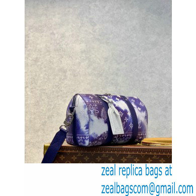 Louis Vuitton City Keepall Bag M20555 Blue Monogram Bandana Print - Click Image to Close