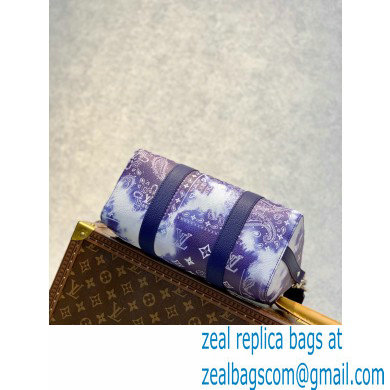 Louis Vuitton City Keepall Bag M20555 Blue Monogram Bandana Print - Click Image to Close