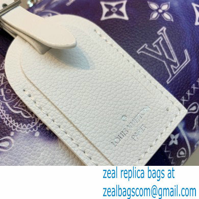 Louis Vuitton City Keepall Bag M20555 Blue Monogram Bandana Print - Click Image to Close