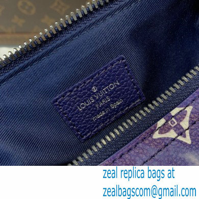 Louis Vuitton City Keepall Bag M20555 Blue Monogram Bandana Print