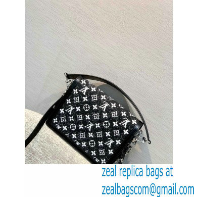 Louis Vuitton Dauphine MM Bag M59631 Denim Black - Click Image to Close