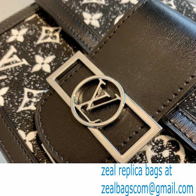 Louis Vuitton Dauphine MM Bag M59631 Denim Black - Click Image to Close