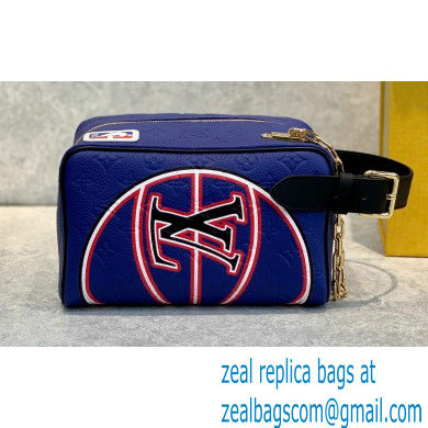 Louis Vuitton Dopp Kit Bag M21106 NBA Blue - Click Image to Close