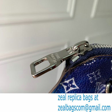 Louis Vuitton HI 5 pouch Bag M81410 Blue Monogram Bandana Print - Click Image to Close