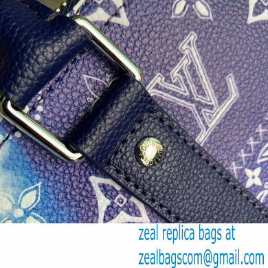 Louis Vuitton Keepall 50B Bag M20558 Blue Monogram Bandana Print