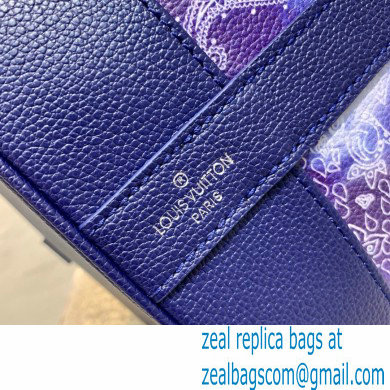 Louis Vuitton Randonnee PM Messenger Bag M20562 Blue Monogram Bandana Print - Click Image to Close