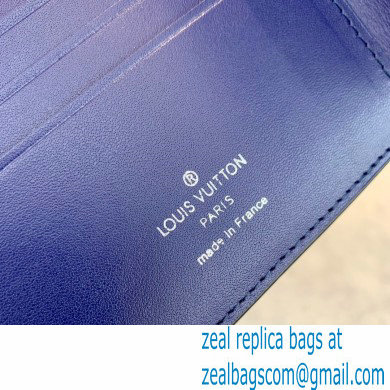 Louis Vuitton Slender Wallet M81404 Blue Monogram Bandana Print - Click Image to Close
