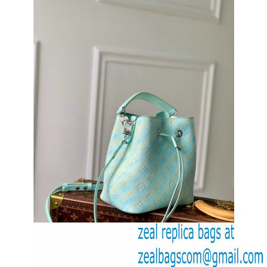 Louis Vuitton Sprayed and embossed grained cowhide leather Neonoe BB Bag Green