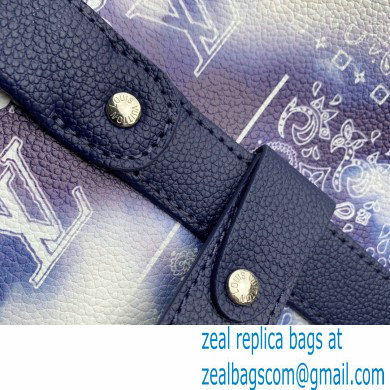 Louis Vuitton Tote Journey Bag M20553 Blue Monogram Bandana Print - Click Image to Close