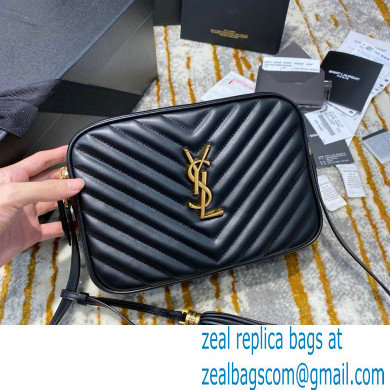 SAINT LAURENT MONOGRAM LOU CAMERA BAG 520534 black/gold(ORIGINAL QUALITY)