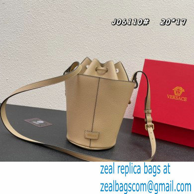 Versace La Medusa Chain Bucket Bag Beige - Click Image to Close