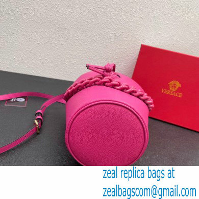 Versace La Medusa Chain Bucket Bag Fuchsia - Click Image to Close