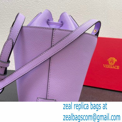 Versace La Medusa Chain Bucket Bag Lilac