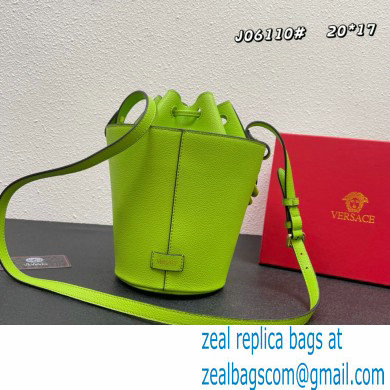 Versace La Medusa Chain Bucket Bag Lime Green - Click Image to Close