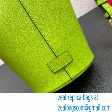 Versace La Medusa Chain Bucket Bag Lime Green - Click Image to Close