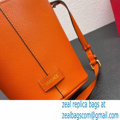 Versace La Medusa Chain Bucket Bag Orange - Click Image to Close