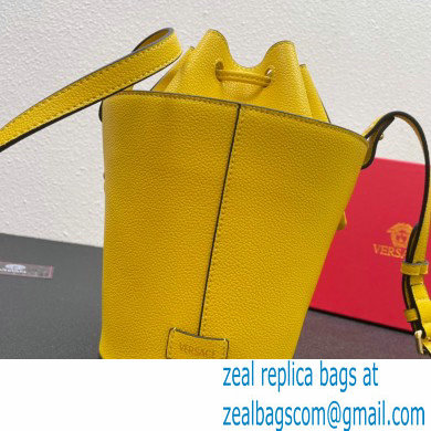 Versace La Medusa Chain Bucket Bag Yellow