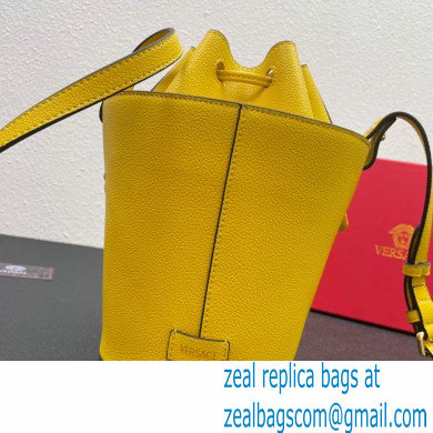 Versace La Medusa Chain Bucket Bag Yellow - Click Image to Close