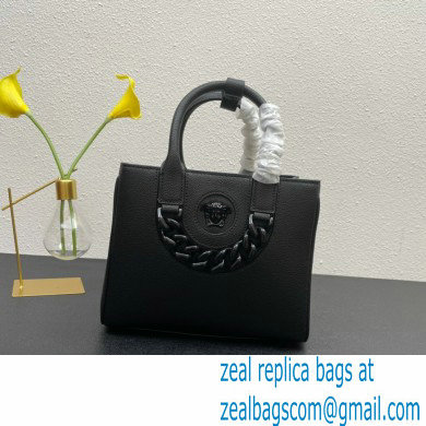 Versace La Medusa Chain Tote Bag Black