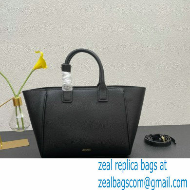 Versace La Medusa Chain Tote Bag Black