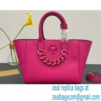 Versace La Medusa Chain Tote Bag Fuchsia