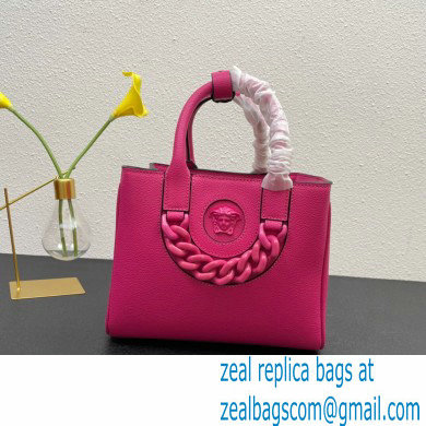 Versace La Medusa Chain Tote Bag Fuchsia