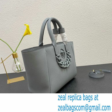 Versace La Medusa Chain Tote Bag Gray - Click Image to Close