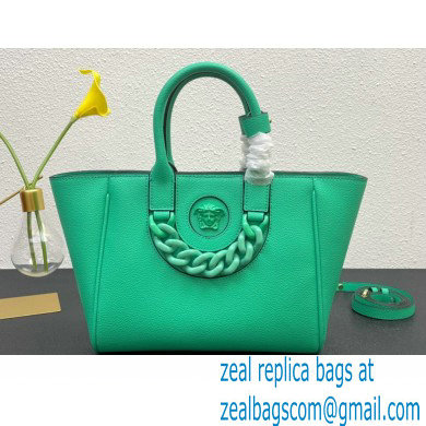 Versace La Medusa Chain Tote Bag Green